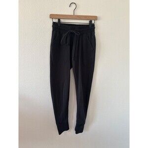 Free People Movement Women's Sz XS/S Jogger Sweatpants Drawstring Gray/Black